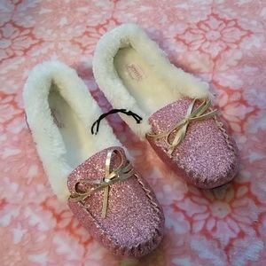 Pink Glitter Slippers for Toddler